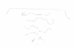 Classic Tube Brake Lines, Direct Fit MU1020-SC