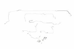 Classic Tube Brake Lines, Direct Fit MU1049-SC
