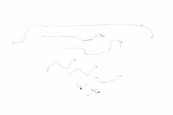 Classic Tube Brake Lines, Direct Fit MU1051-SC