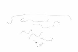 Classic Tube Pre-Bent Brake Line Kits for 1968-1969 MUSTANG - MU1056-OE