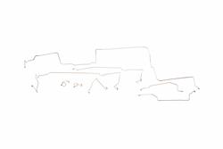 Classic Tube Pre-Bent Brake Line Kits for 1993 MUSTANG - MU1064-OE