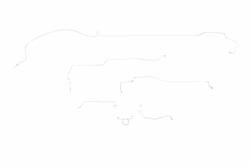 Classic Tube Brake Lines, Direct Fit MU1065-SC