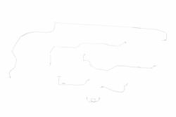 Classic Tube Brake Lines, Direct Fit MU1067-SC