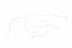 Classic Tube Brake Lines, Direct Fit MU1068-SC