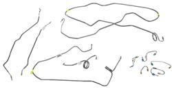 Classic Tube Pre-Bent Brake Line Kits for 1970 NOVA - NV1020-SS