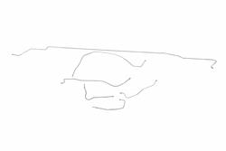 Classic Tube Brake Lines, Direct Fit PY1002-OE