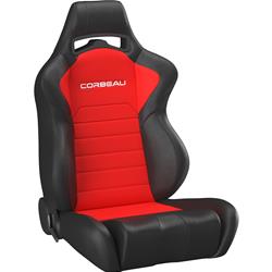 Corbeau LG1 Racing Black Cloth Seat 25507PR