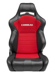 Corbeau LG1 Racing Black Cloth Seat 25507PR