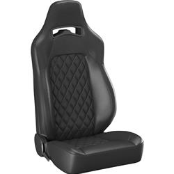 Corbeau Race Reclining Trailcat Black Vinyl Seat 44901 BPR
