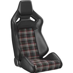 Corbeau Sportline RRX Black Vinyl Seat 55022PR
