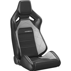 Corbeau Sportline RRX Black Vinyl Seat 55090PR