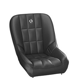Corbeau Baja Low-Back Suspension Black Vinyl Seat 62201PR