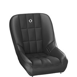 Corbeau Baja Low-Back Suspension Black Vinyl Seat 62202BS