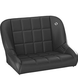 Corbeau Baja Suspension Black Vinyl Bench Seat 63402B