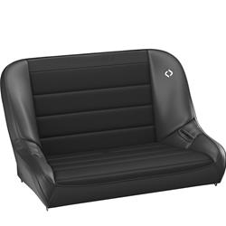 Corbeau Baja Suspension Black Vinyl Bench Seat 64002B