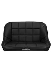 Corbeau Baja Suspension Black Vinyl Bench Seat 64401