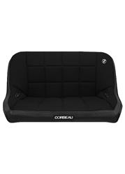 Corbeau Baja Suspension Black Vinyl Bench Seat 64402B