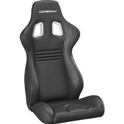 Corbeau Sportline Evolution X Black Vinyl Seat 64901FBPR