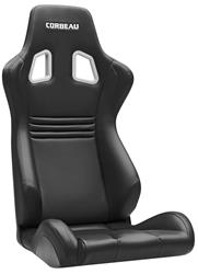 Corbeau Sportline Evolution X Black Vinyl Seat 64901FBPR