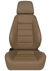 Corbeau Sport Tan Vinyl Seat 90060PR