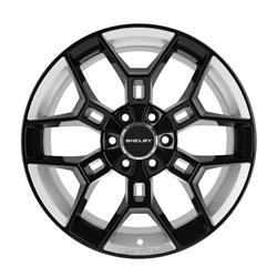 Carroll Shelby CS45 Gloss Black with Hyper Silver Wheels 20x9
