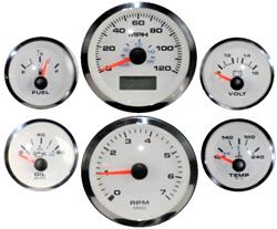 Classic Thunder Road VeeThree Elite Series Gauge Kits 7119373