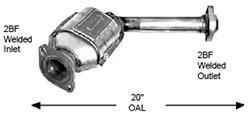 Catco Federal/EPA Direct-Fit Catalytic Converters for 2005-2007 FIVE HUNDRED, MONTEGO - 4390