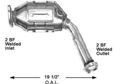 Catco Federal/EPA Direct-Fit Catalytic Converters for 2005-2007 FIVE HUNDRED, FREESTYLE, MONTEGO - 4490