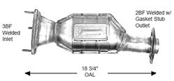 Catco Federal/EPA Direct-Fit Catalytic Converters for 2004-2006 B3000, B4000, RANGER - 9225