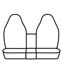 Covercraft Carhartt PrecisionFit Custom Seat Covers for 1995-1997 RAM 1500, RAM 2500, RAM 3500 - GTD1163CABN
