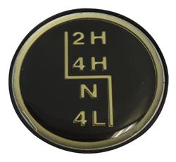 Crown Automotive Shift Knob Inserts for 1987-1995 WRANGLER - 53004376