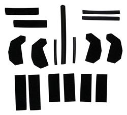 Crown Automotive Weatherstripping Seals for 2007-2017 WRANGLER, 2018 WRANGLER JK - 68026937AB