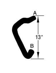 Dayco Molded Radiator Hoses for 1994 B3000, 1991-1994 RANGER - 71654