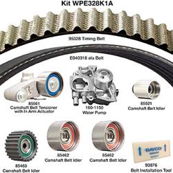 Dayco - Timing Belt and Water Pump Service Kits for 2008-2014 IMPREZA - WPE328K1A