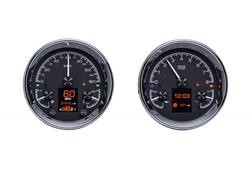 Dakota Digital HDX Series Universal Round Analog Gauge Kits MDX-2014-K