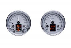 Dakota Digital HDX Series Universal Round Analog Gauge Kits HDX-2014-S