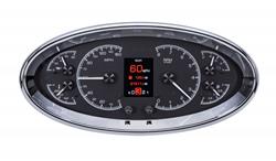 Dakota Digital HDX Series Universal Elliptical Analog Gauge Kits HDX-2017-K