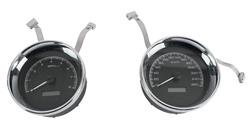 Dakota Digital VHX Series Universal Round Analog Gauge Kits MHX-1024-K-W