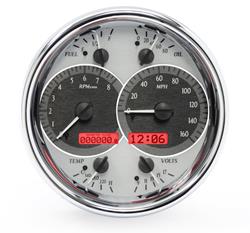 Dakota Digital VHX Series Universal Round Analog Gauge Kits MHX-1019-S-R
