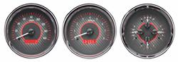 Dakota Digital VHX Series Universal Round Analog Gauge Kits MHX-1020-C-R