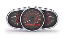 Dakota Digital VHX Series Multi-Level Elliptical Analog Gauge Kits VHX-1016-C-R