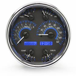 Dakota Digital VHX Series Universal Round Analog Gauge Kits MHX-1019-C-B