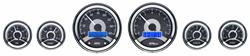 Dakota Digital VHX Series Universal Round Analog Gauge Kits MHX-1060-S-B