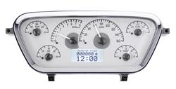 Dakota Digital VHX Series Direct-Fit Analog Gauge Systems VHX-53F-PU-S-W