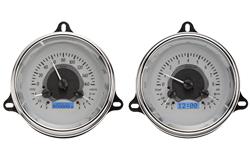 Dakota Digital VHX Series Direct-Fit Analog Gauge Systems for 1955 SUBURBAN, TRUCK - MHX-54C-PU-S-B