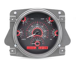 Dakota Digital VHX Series Direct-Fit Analog Gauge Systems for 1966-1977 BRONCO - VHX-66F-BRO-C-R