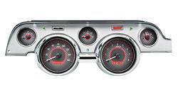 Dakota Digital VHX Series Direct-Fit Analog Gauge Systems for 1967-1968 MUSTANG - VHX-67F-MUS-C-R
