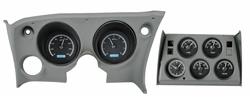 Dakota Digital VHX Series Direct-Fit Analog Gauge Systems for 1968-1977 CORVETTE - VHX-68C-VTA-K-W