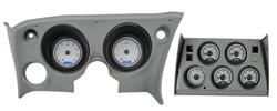 Dakota Digital VHX Series Direct-Fit Analog Gauge Systems for 1968-1977 CORVETTE - VHX-68C-VTA-S-B