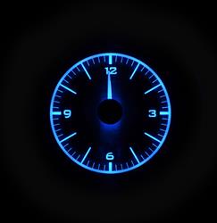 Dakota Digital VHX Series Analog Clocks VLC-55C-K-B